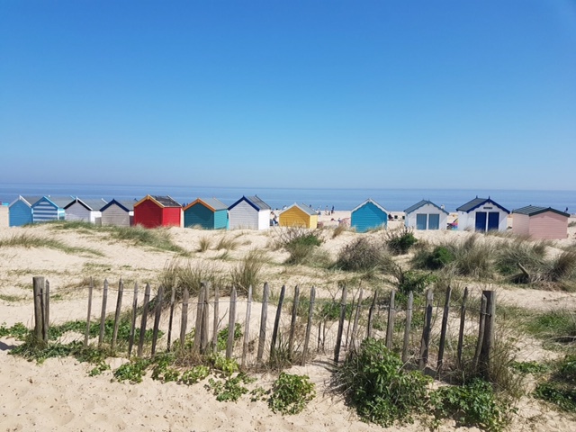 Colourful Beachhuts in Southwold